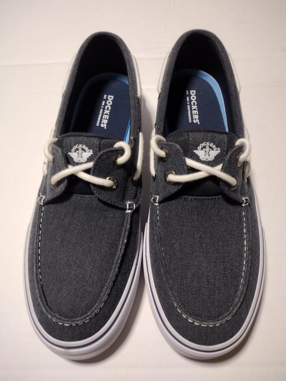 Dockers Men's Navy Canvas Boat Shoes